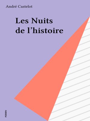 cover image of Les Nuits de l'histoire